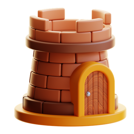 Castillo  3D Icon