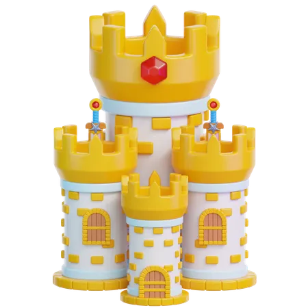 Castillo  3D Icon