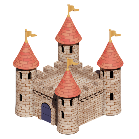 Castillo  3D Icon