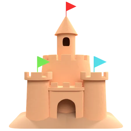 Castillo  3D Illustration