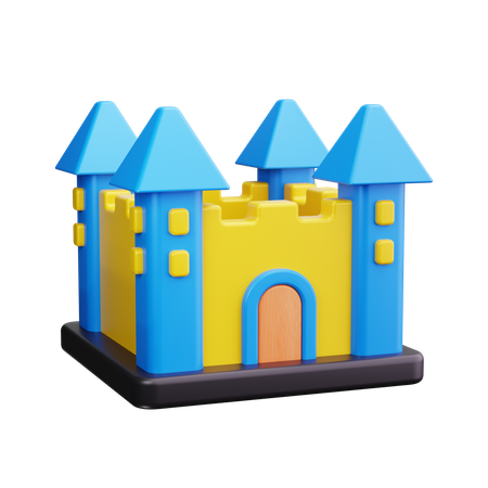 Castillo de arena  3D Icon