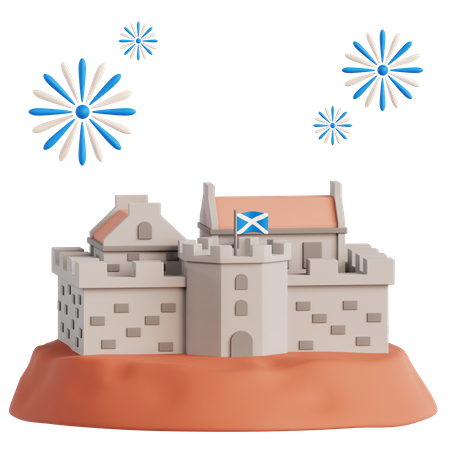 Castillo de Edimburgo  3D Icon