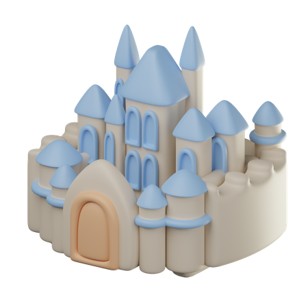 Castillo del reino  3D Icon