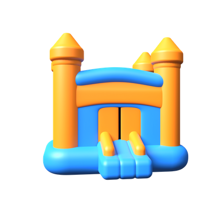 Castillo inflable  3D Icon