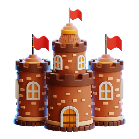 Castle  3D Icon