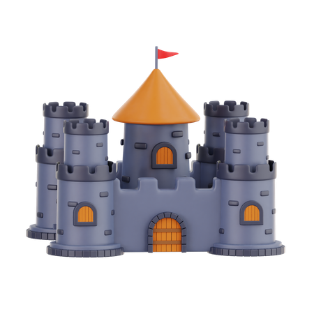 Castle  3D Icon