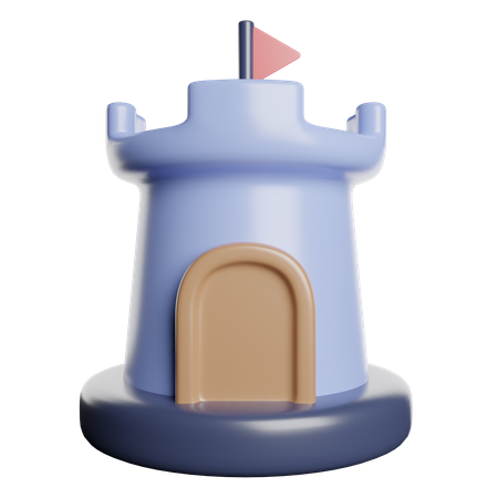 Castle  3D Icon