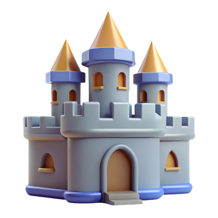 Castle  3D Icon