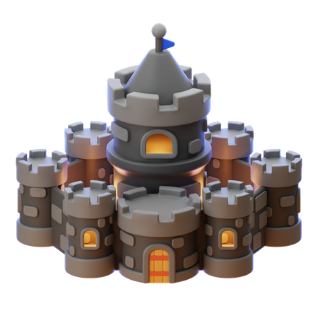 CASTLE  3D Icon