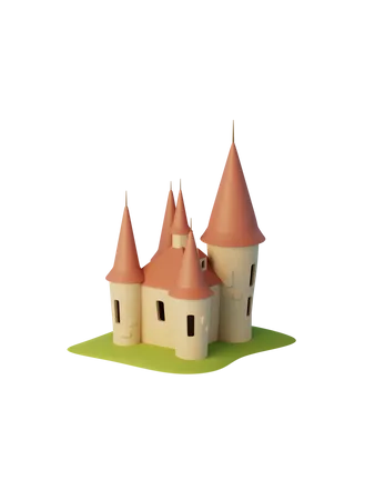 Castle  3D Illustration