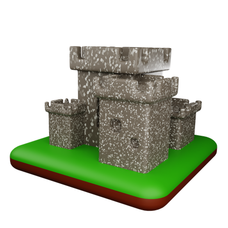 Castle  3D Icon