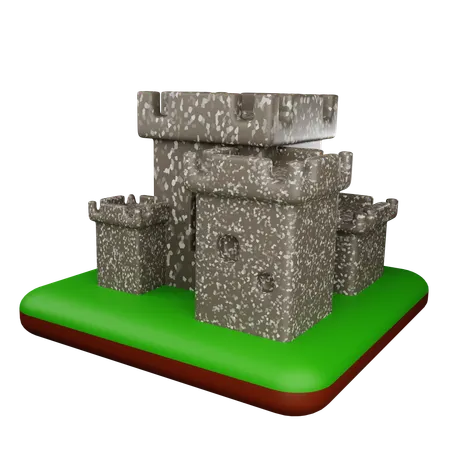 Castle  3D Icon