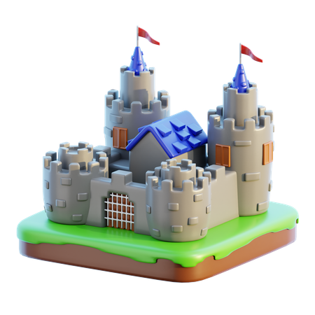 Castle  3D Icon