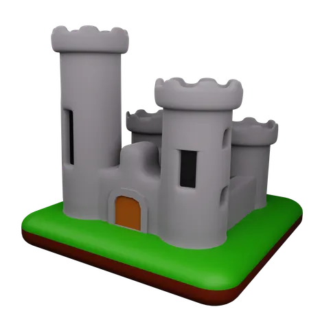 Castle  3D Icon