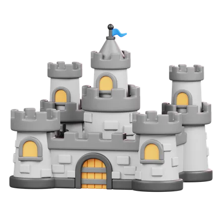 Castle  3D Icon