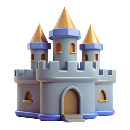Castle  3D Icon