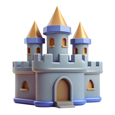 Castle  3D Icon