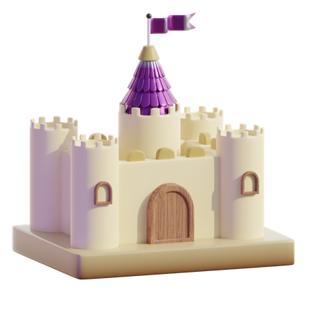 Castle  3D Icon