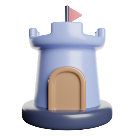 Castle  3D Icon