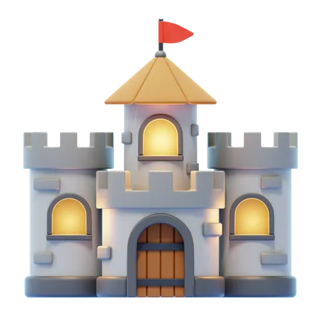 CASTLE  3D Icon