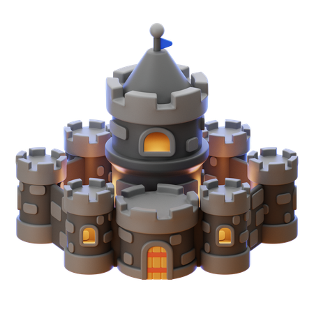 CASTLE  3D Icon