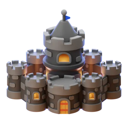 CASTLE  3D Icon