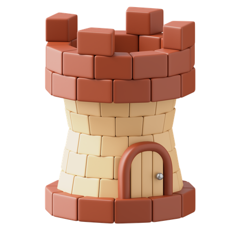 Castle  3D Icon
