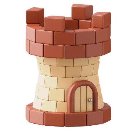 Castle  3D Icon