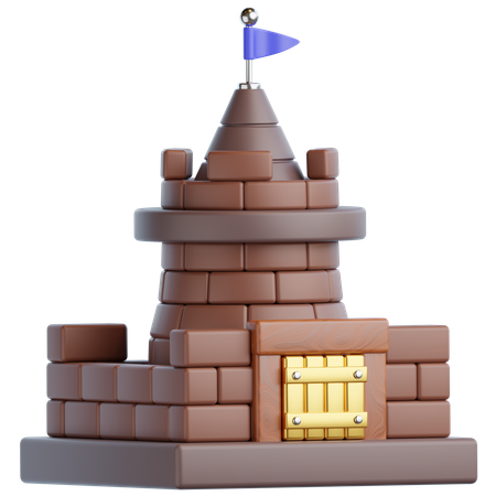 Castle  3D Icon