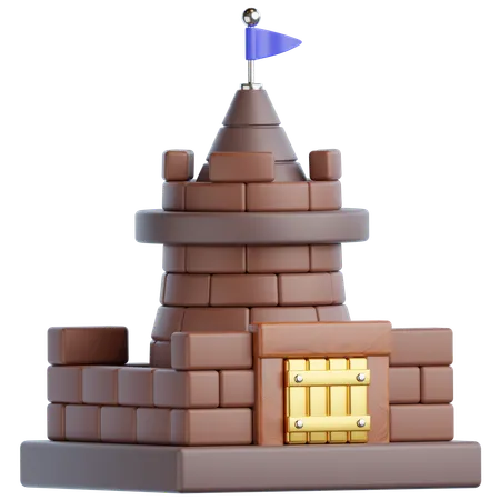 Castle  3D Icon