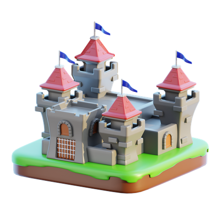 Castle  3D Icon