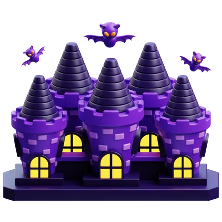 Castle  3D Icon