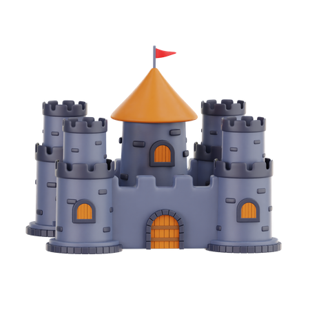 Castle  3D Icon