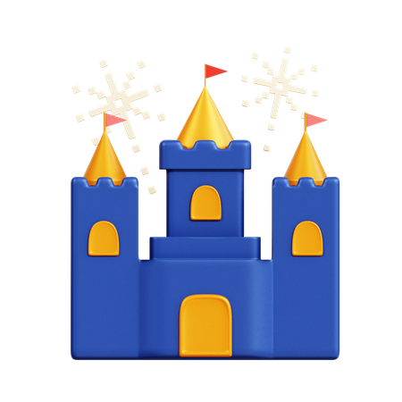 Castle  3D Icon