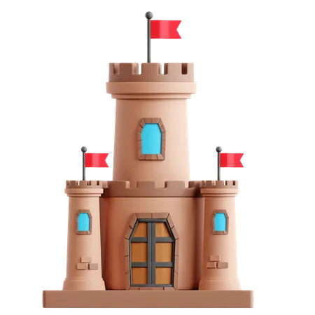 Castle  3D Icon