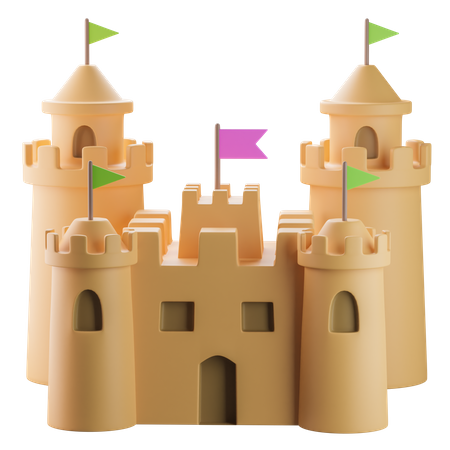 Castle  3D Icon