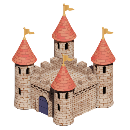 Castle  3D Icon