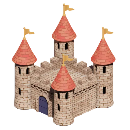 Castle  3D Icon