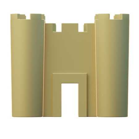 Castle  3D Icon