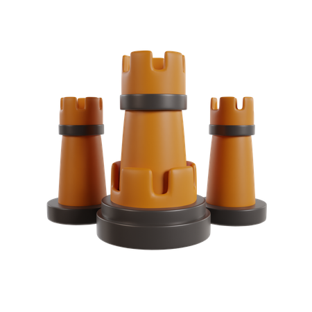 Castle  3D Icon