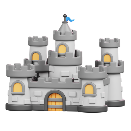 Castle  3D Icon