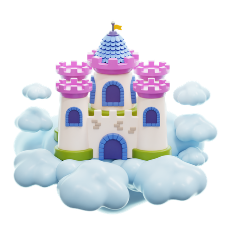Castle in the Clouds  3D Icon
