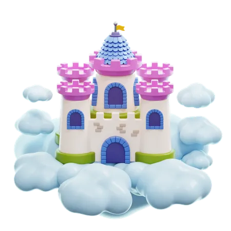 Castle in the Clouds  3D Icon
