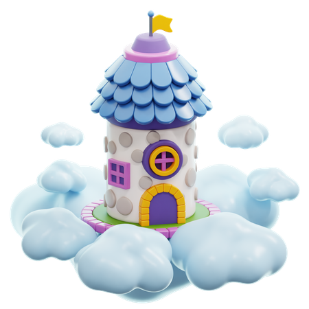 Castle in the Clouds  3D Icon