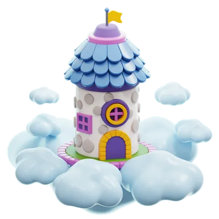 Castle in the Clouds  3D Icon