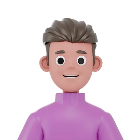 Casual Man  3D Icon