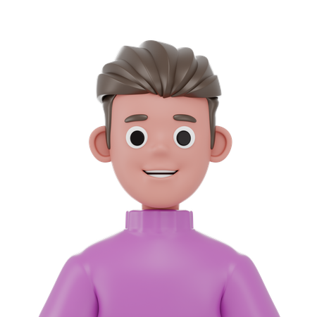 Casual Man  3D Icon