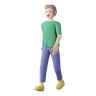 graphics of walking person