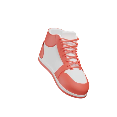Casual Shoes 3D Illustration