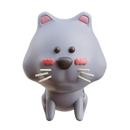 猫  3D Icon